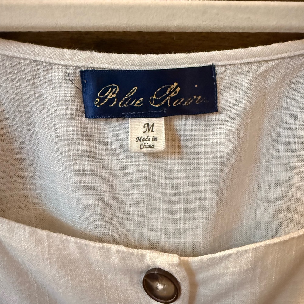 Ivory Button-Up Top - Picture 3 of 5